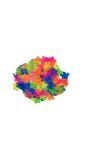 Neon hawaii bloemen tafelconfetti 300 stuks