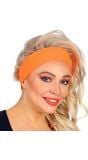 Neon oranje 80s hoofdband