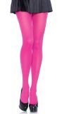 Neon roze nylon panty