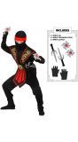 Ninja accessoire set rood