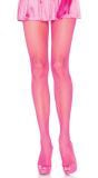 Nylon visnet panty neon roze