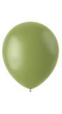 Olijf groene ballonnen matte kleur 50 stuks