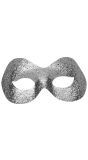 Oogmasker glitter fidelio zilver