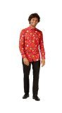 Opposuits Christmas Doodle rode kerst blouse