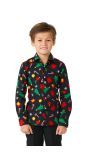 Opposuits Christmas Icons blouse jongens zwart