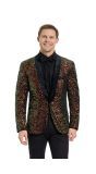 Opposuits Deluxe Men's Colbert Dinner Jacket - Amber Pailletten