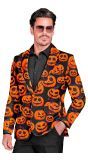 Oranje pompoen jasje halloween mannen