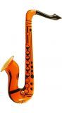 Oranje saxofoon opblaasbaar