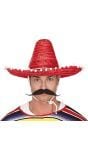 Originele Mexicaanse sombrero rood