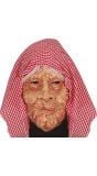 Oude vrouw masker met kap