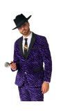 Paarse sick pimp outfit heren