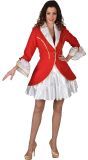 Pailletten slipjas vrouwen rood