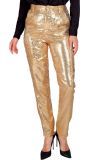 Pantalon gouden pailletten vrouwen