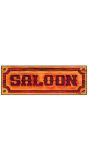 Papieren saloon bord