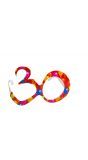 Party bril 30 jaar ballonnen rood