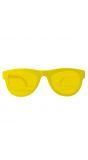 Party bril XXL neon geel