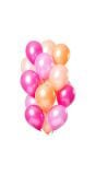 Peachy flamingo metallic ballonnen 15 stuks