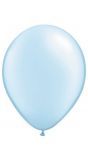 Pearl light blue ballonnen 100 stuks 28cm