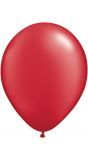 Pearl ruby red ballonnen 100 stuks 28cm