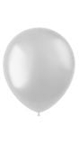 Pearl witte metallic ballonnen 100 stuks