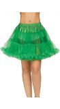 Petticoat groen carnaval