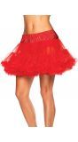 Petticoat plus-size rood