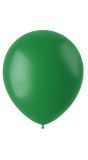 Pine groene mat ballonnen 50 stuks