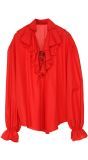 Piraten blouse rood