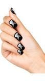 Piraten doodskop nagels 24x