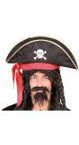 Piraten kapiteinshoed met doodshoofd