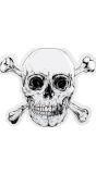 Piraten thema muurdecoratie doodskop