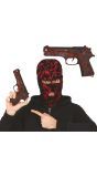 Pistool met bloedspetters 22 cm halloween