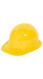 Plastic gele bouwvakker helm kind
