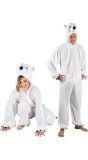 Pluche ijsbeer onesie unisex