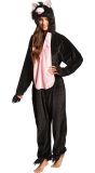 Pluche katten onesie dames