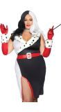 Plussize Cruella de Vil diva