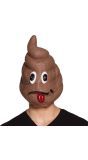 Poep emoji masker latex