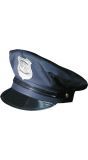 Politie pet special police blauw