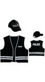 Politiepak vest met cap