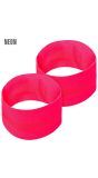 Polsbandjes neon roze 90s