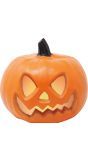 Pompoen met licht 20 cm halloween