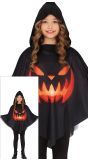 Pompoen poncho halloween kind