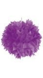 Pompom hanger paars 30cm