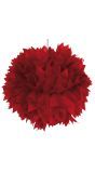 Pompom hanger rood 30cm