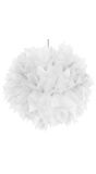 Pompom hanger wit 30cm