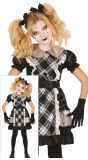 Porseleinen pop jurk halloween kind