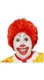 Pruik Ronald Mcdonald rood