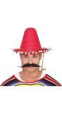 Puntige sombrero rood