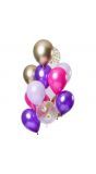 Purple posh party ballonnen 12 stuks