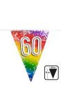 Rainbow vlaggenlijn verjaardag 60 jaar